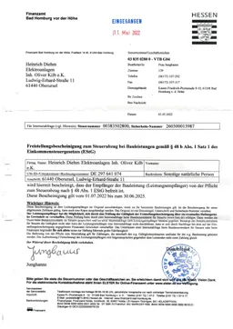Download PDF-Datei: Freistellungsbescheinigung