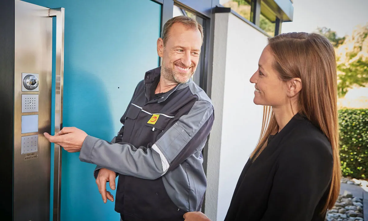 Beratung - Türsprechstation mit Videoüberwachung &middot; Heinrich Diehm Elektroanlagen